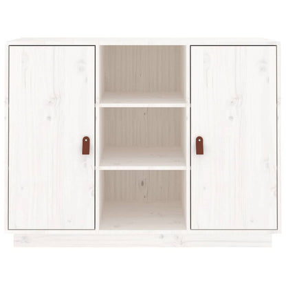 Sideboard 100x40x75 cm Solid Wood Pine White