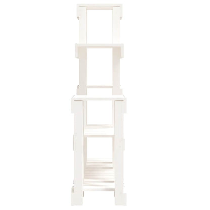 Plant Stand 85x25x109,5 cm Solid Wood Pine White 92 cm 97 cm