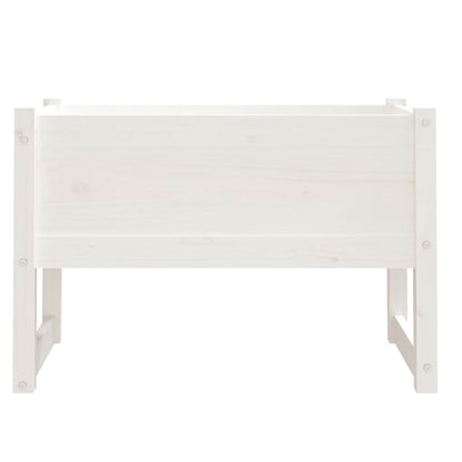 Planter Solid Wood Pine White
