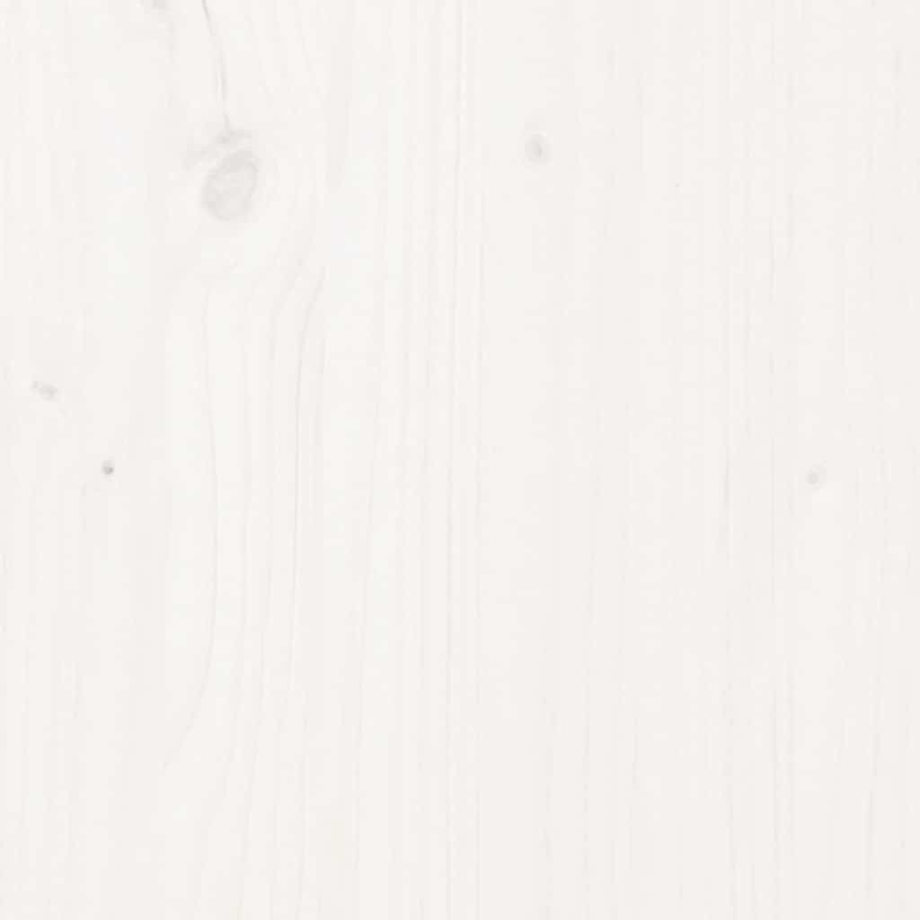 Planter Solid Wood Pine White