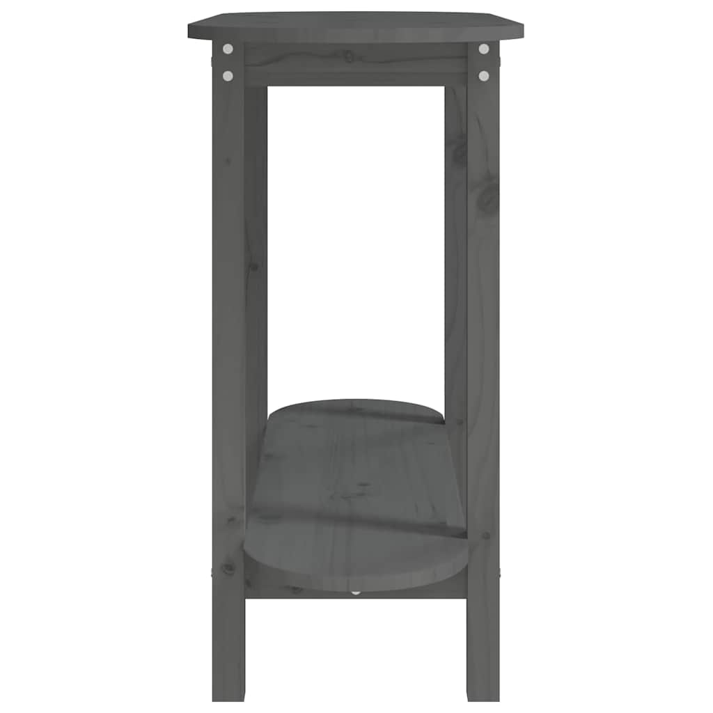 Console Table 110x40x80 cm Solid Wood Pine Grey