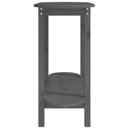 Console Table 110x40x80 cm Solid Wood Pine Grey