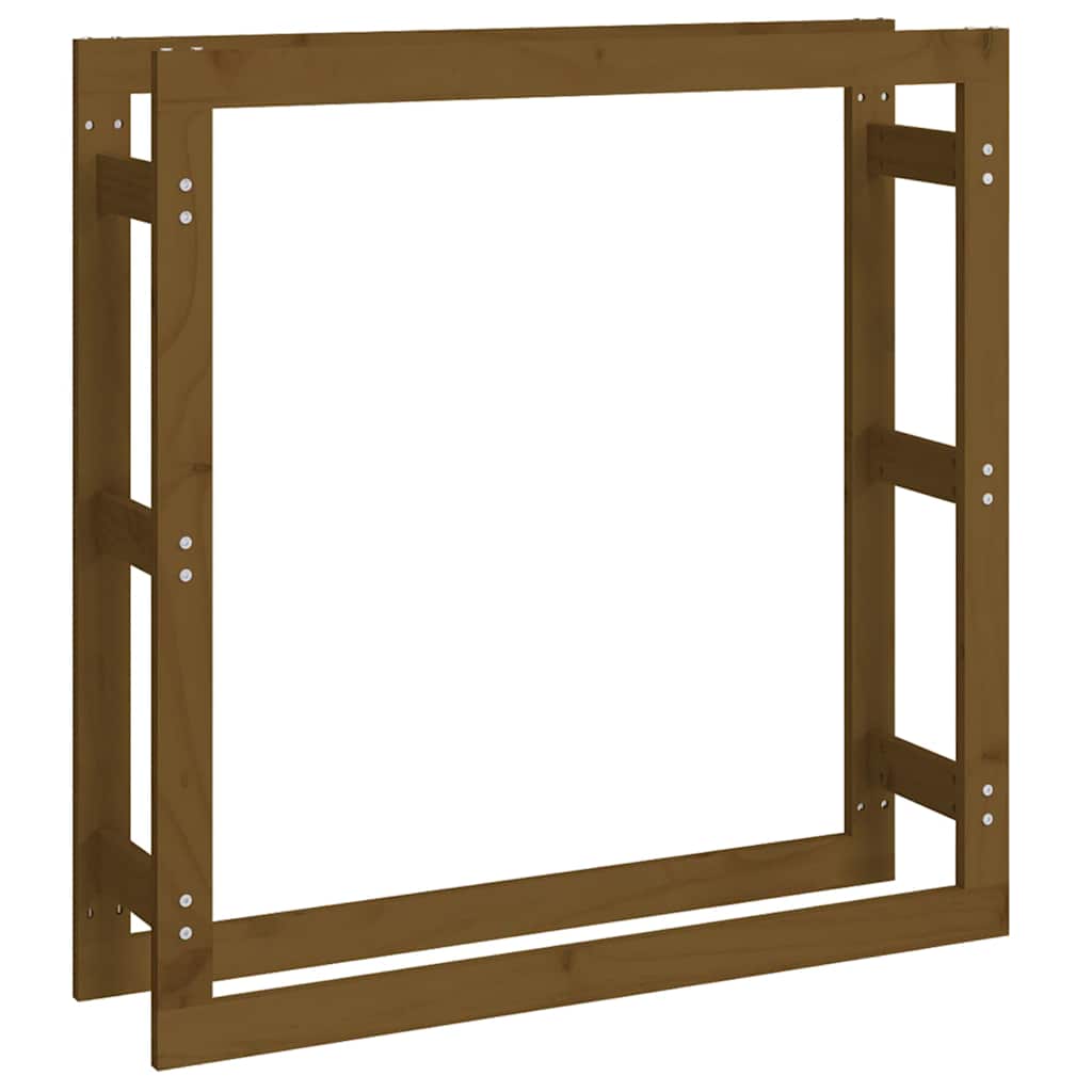 Firewood Rack Solid Wood Pine 100 x 25 x 100 cm