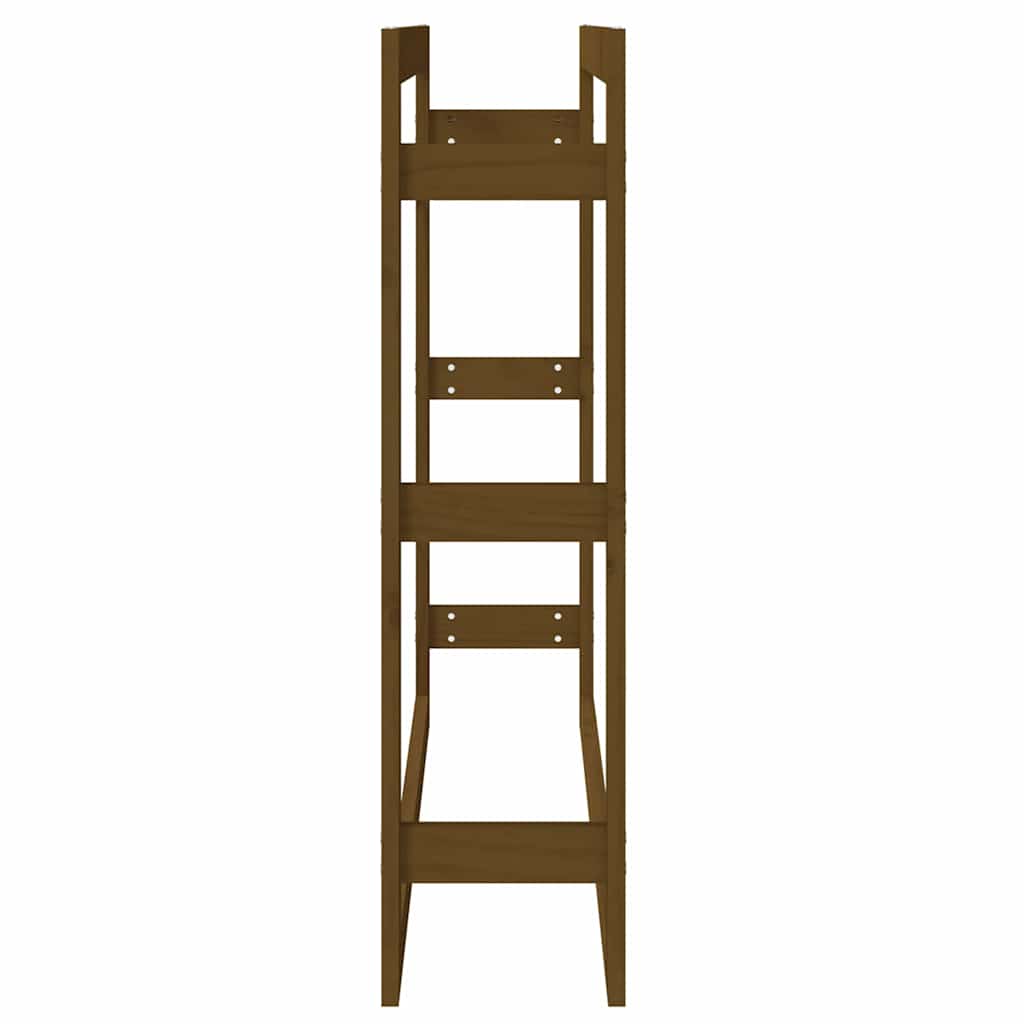 Firewood Rack Solid Wood Pine 100 x 25 x 100 cm