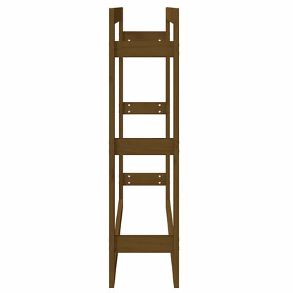 Firewood Rack Solid Wood Pine 100 x 25 x 100 cm