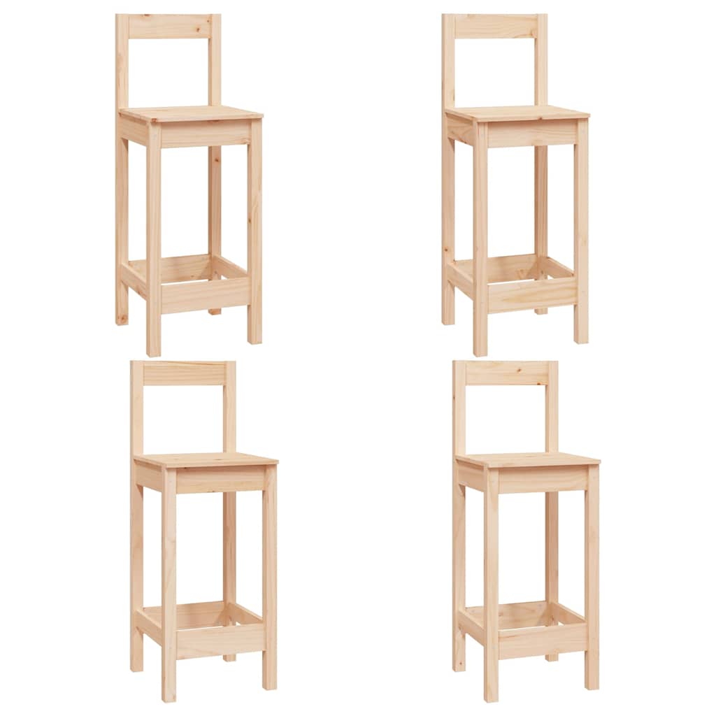 vidaXL 5 Piece Bar Set Solid Wood Pine 3