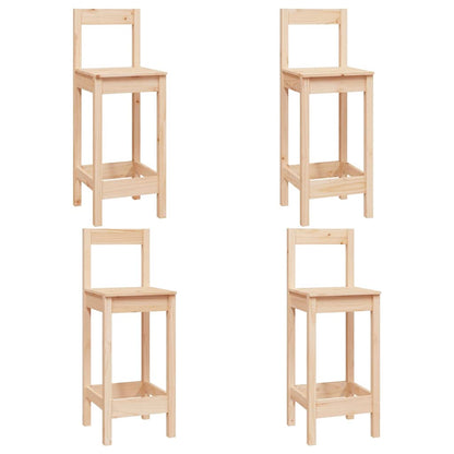 vidaXL 5 Piece Bar Set Solid Wood Pine 3