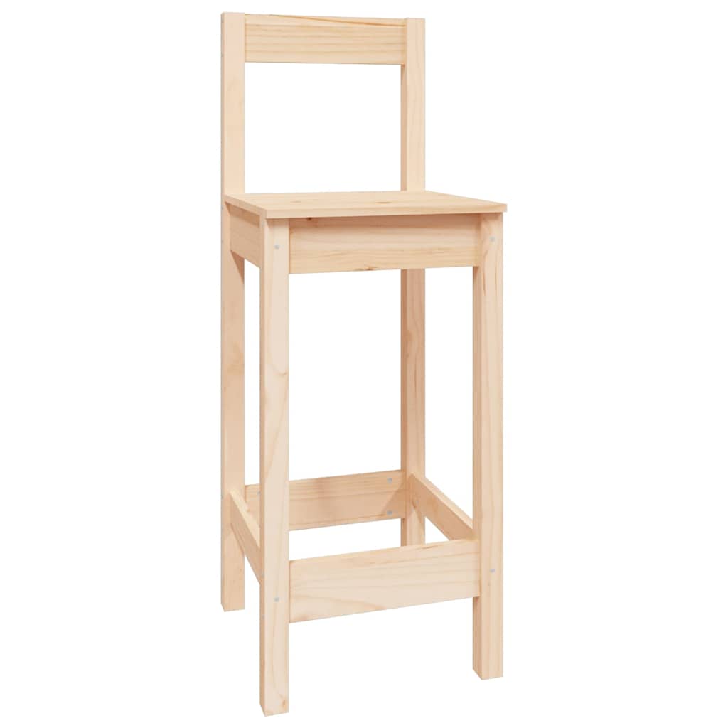 vidaXL 5 Piece Bar Set Solid Wood Pine 4