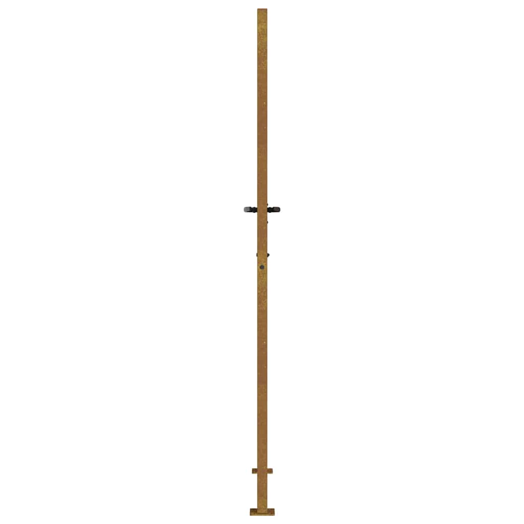 vidaXL Garden Gate 100x200 cm Corten Steel Tree Design 6