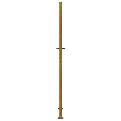 vidaXL Garden Gate 100x200 cm Corten Steel Tree Design 6
