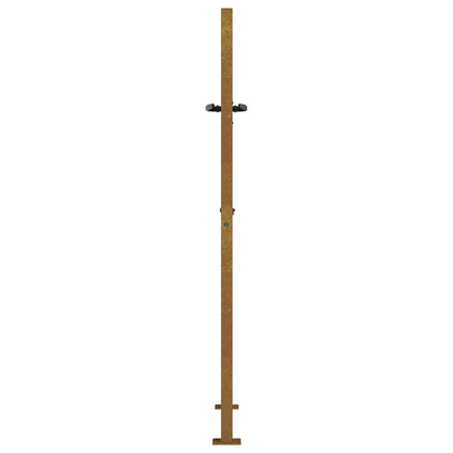 Garden Gate Corten Steel Bamboo Design 100 x 125 cm