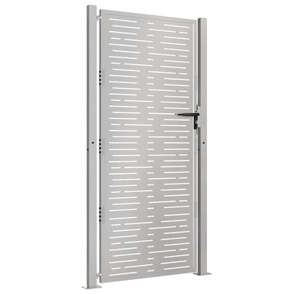vidaXL Garden Gate 100x175 cm Corten Steel Square Design 3