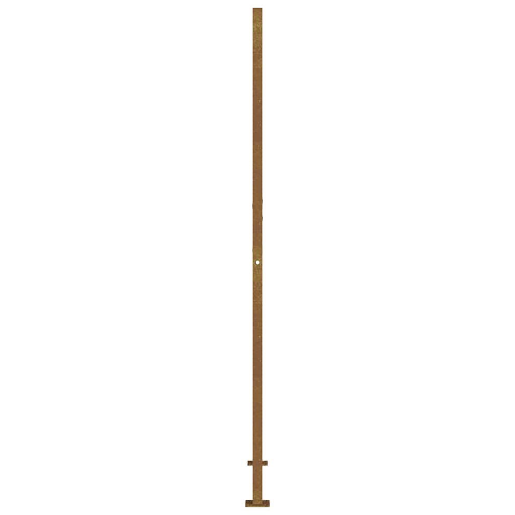 vidaXL Garden Gate 100x175 cm Corten Steel Square Design 6