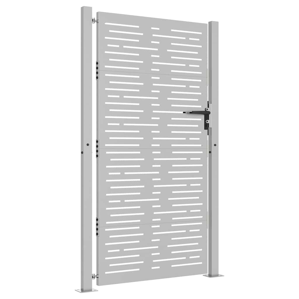 vidaXL Garden Gate 100x175 cm Corten Steel Square Design 5