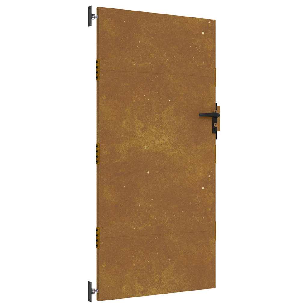 vidaXL Garden Gate 85x200 cm Corten Steel 2