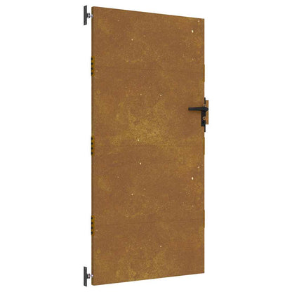 vidaXL Garden Gate 85x200 cm Corten Steel 2