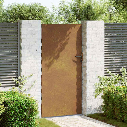 vidaXL Garden Gate 85x200 cm Corten Steel 3