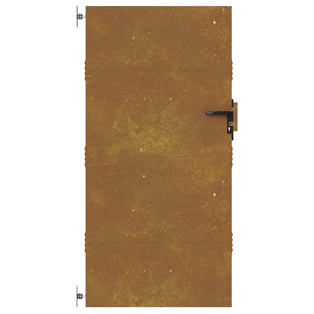 vidaXL Garden Gate 85x200 cm Corten Steel 4