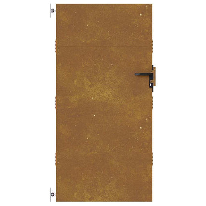 vidaXL Garden Gate 85x200 cm Corten Steel 4