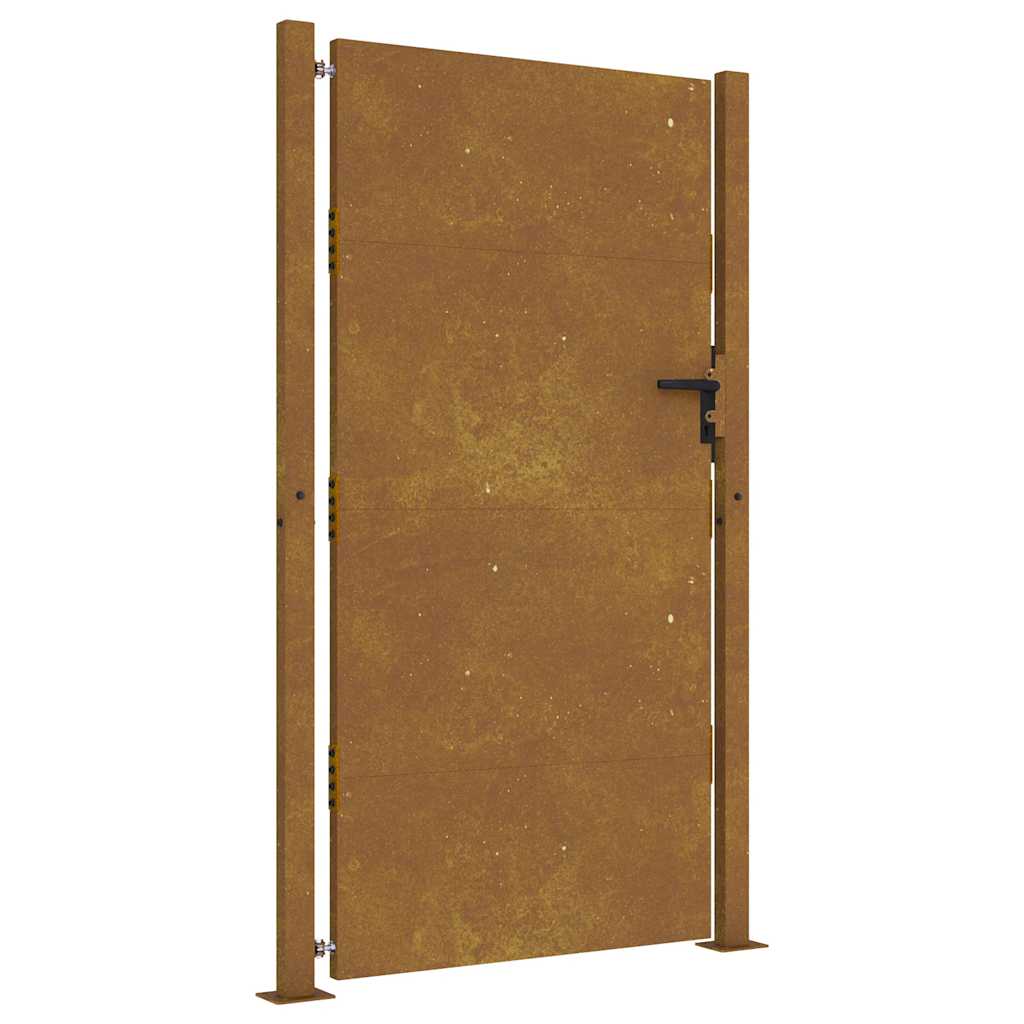 vidaXL Garden Gate 100x175 cm Corten Steel 2