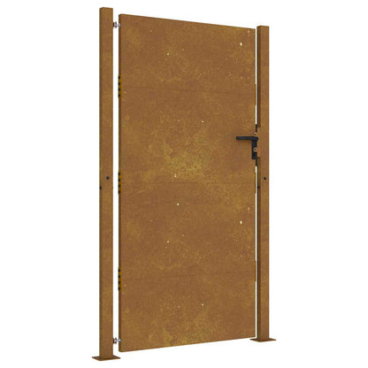 vidaXL Garden Gate 100x175 cm Corten Steel 2