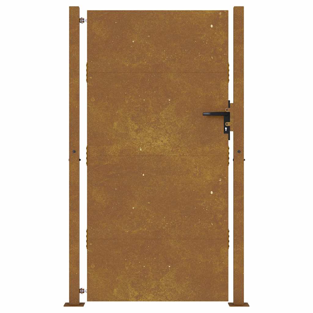 vidaXL Garden Gate 100x175 cm Corten Steel 4