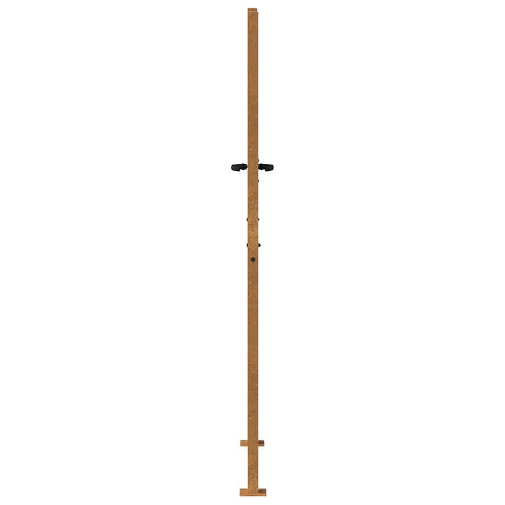 vidaXL Garden Gate 100x175 cm Corten Steel 6