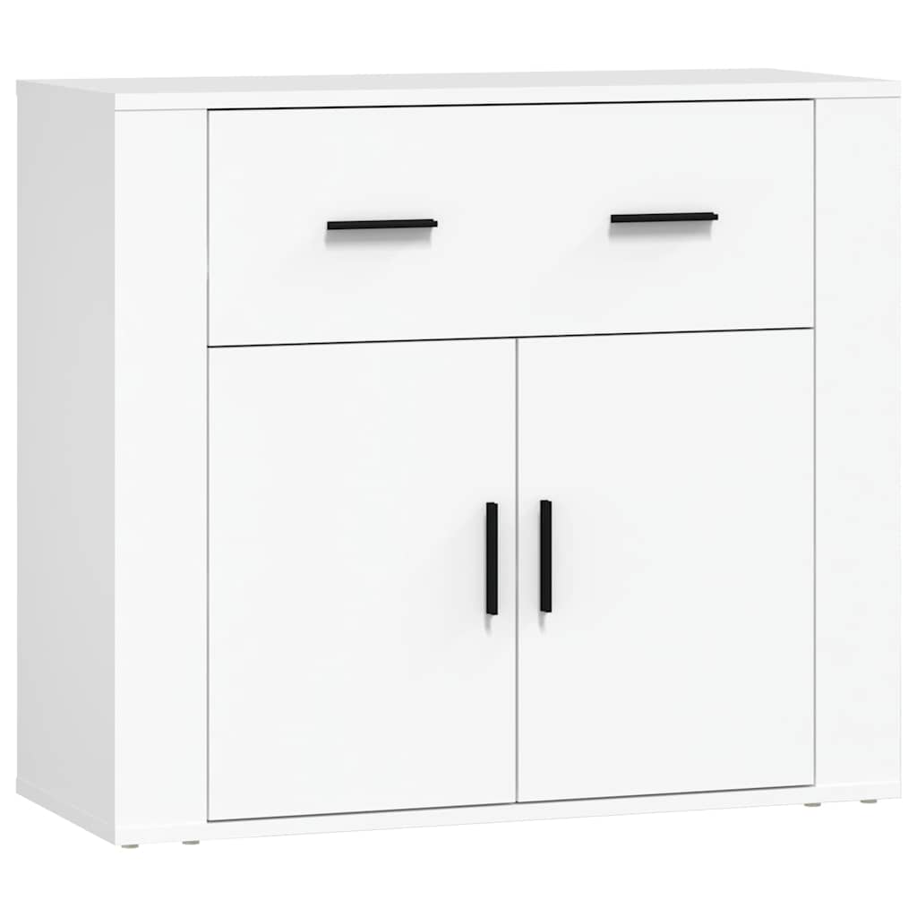 Sideboard 80x33x70 cm Engineered Wood White