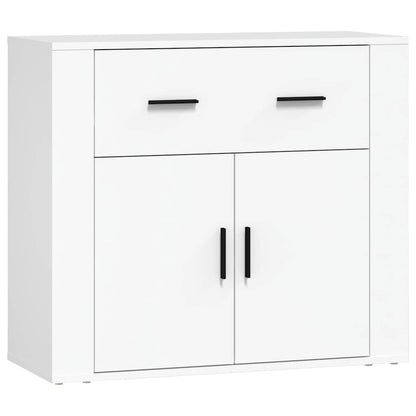Sideboard 80x33x70 cm Engineered Wood White