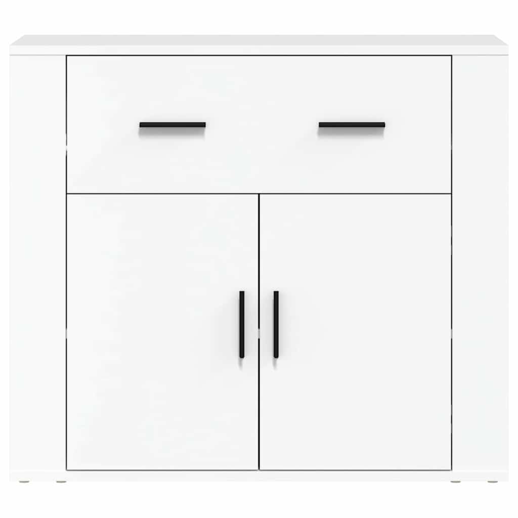 Sideboard 80x33x70 cm Engineered Wood White