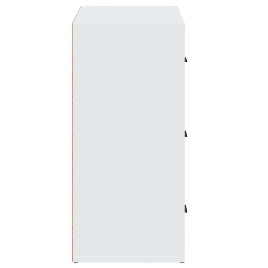 Sideboard 80x33x70 cm Engineered Wood White
