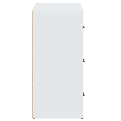 Sideboard 80x33x70 cm Engineered Wood White