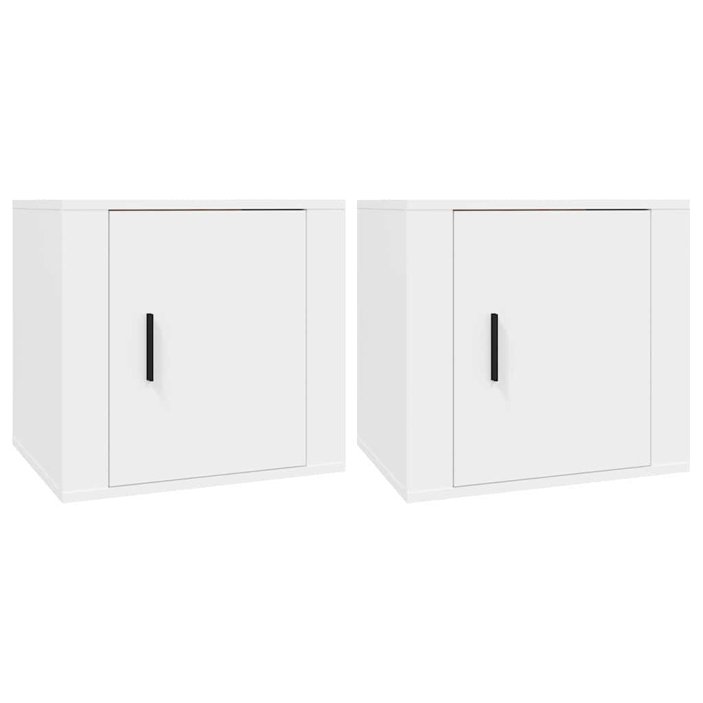 Bedside Cabinet 50x39x47 cm White