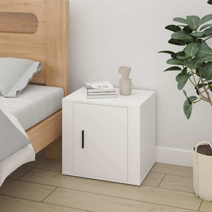Bedside Cabinet 50x39x47 cm White