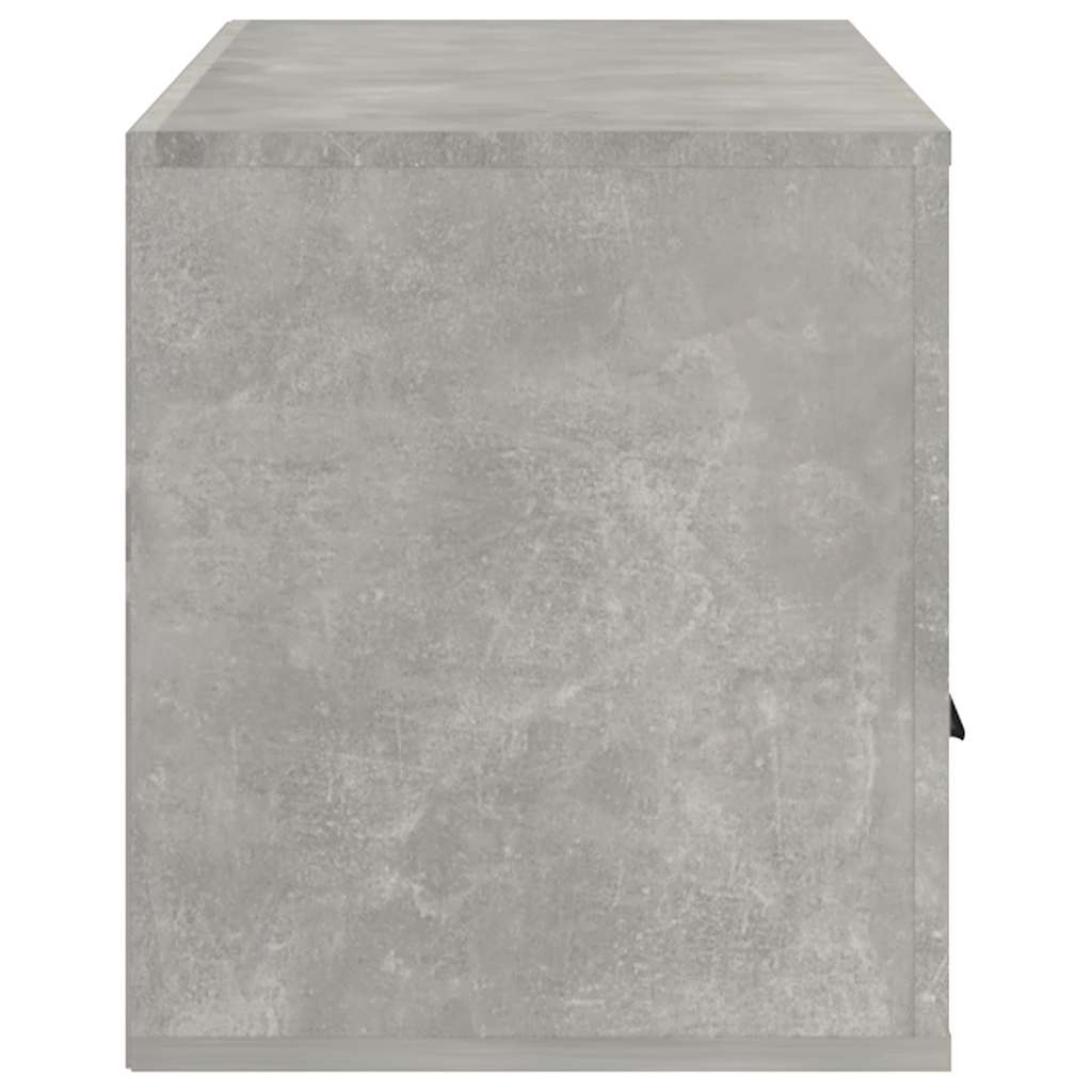 TV Cabinet 100x35x40 cm Engineered Wood Concrete grey