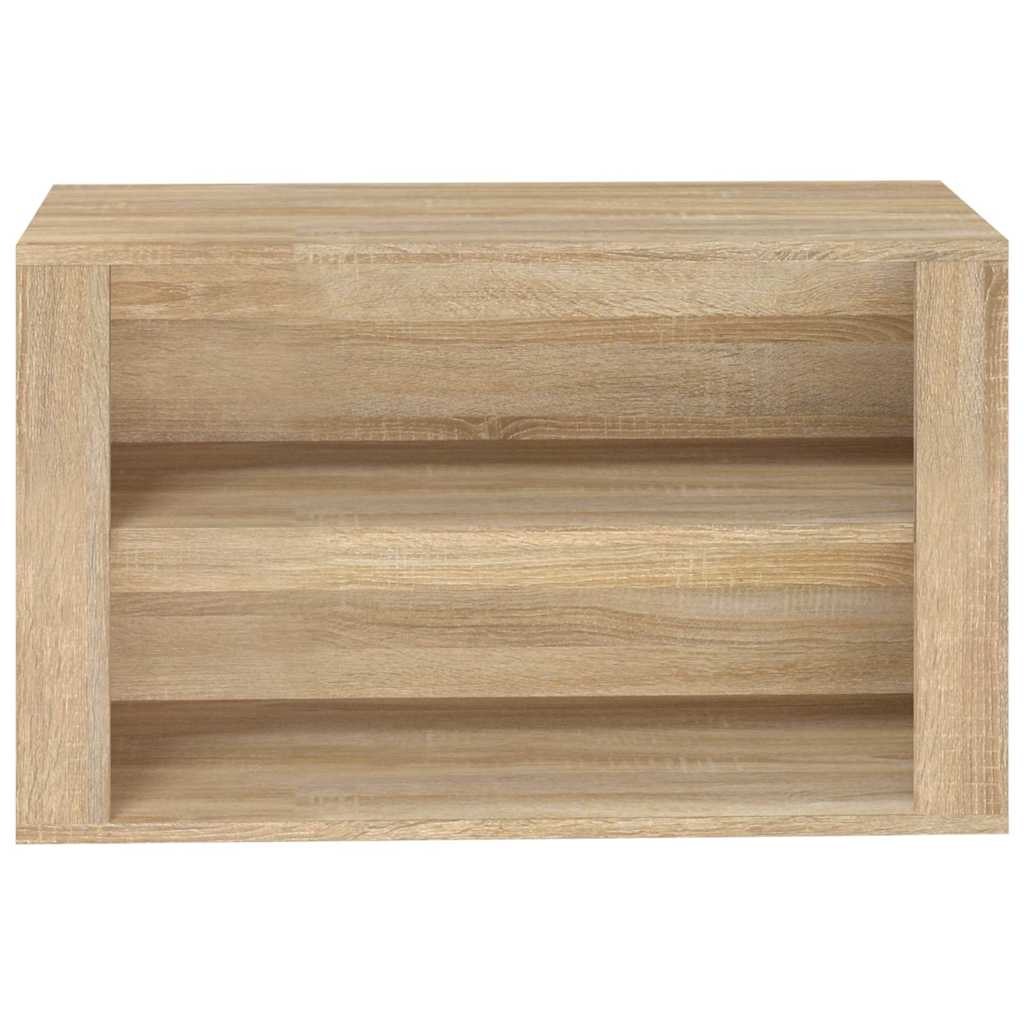 Shoe Rack 75x35x45 cm Engineered Wood Sonoma oak