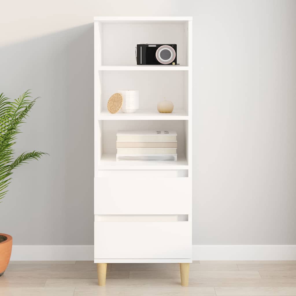 Highboard 40x36x110 cm Engineered Wood White