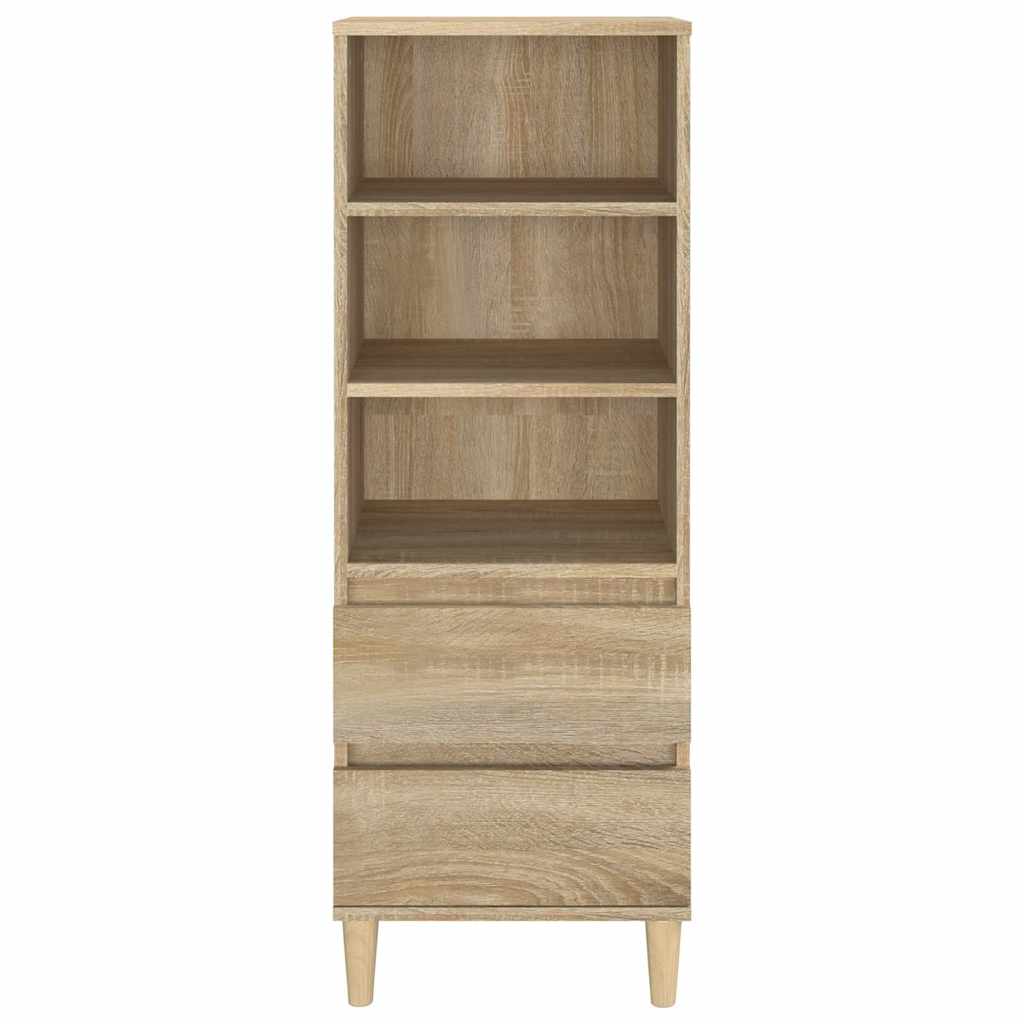Highboard 40x36x110 cm Engineered Wood Sonoma oak