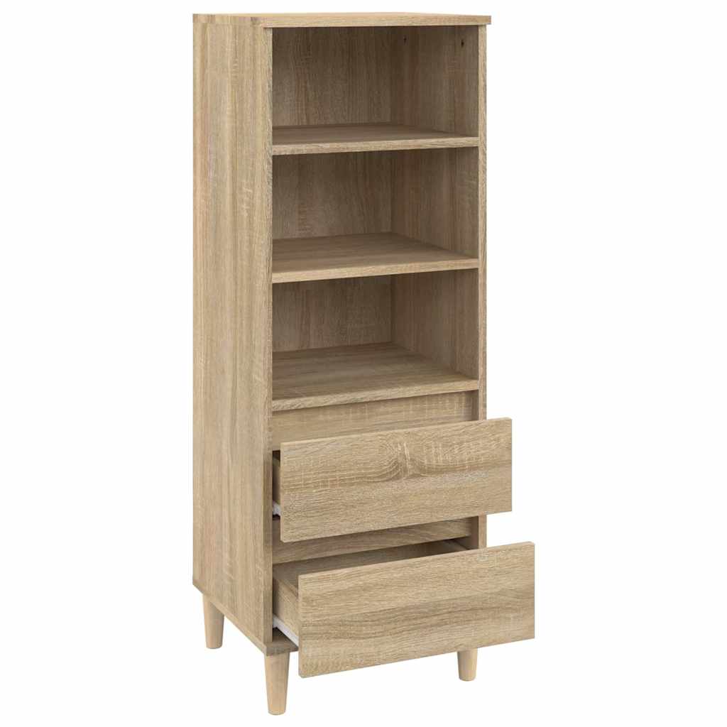 Highboard 40x36x110 cm Engineered Wood Sonoma oak