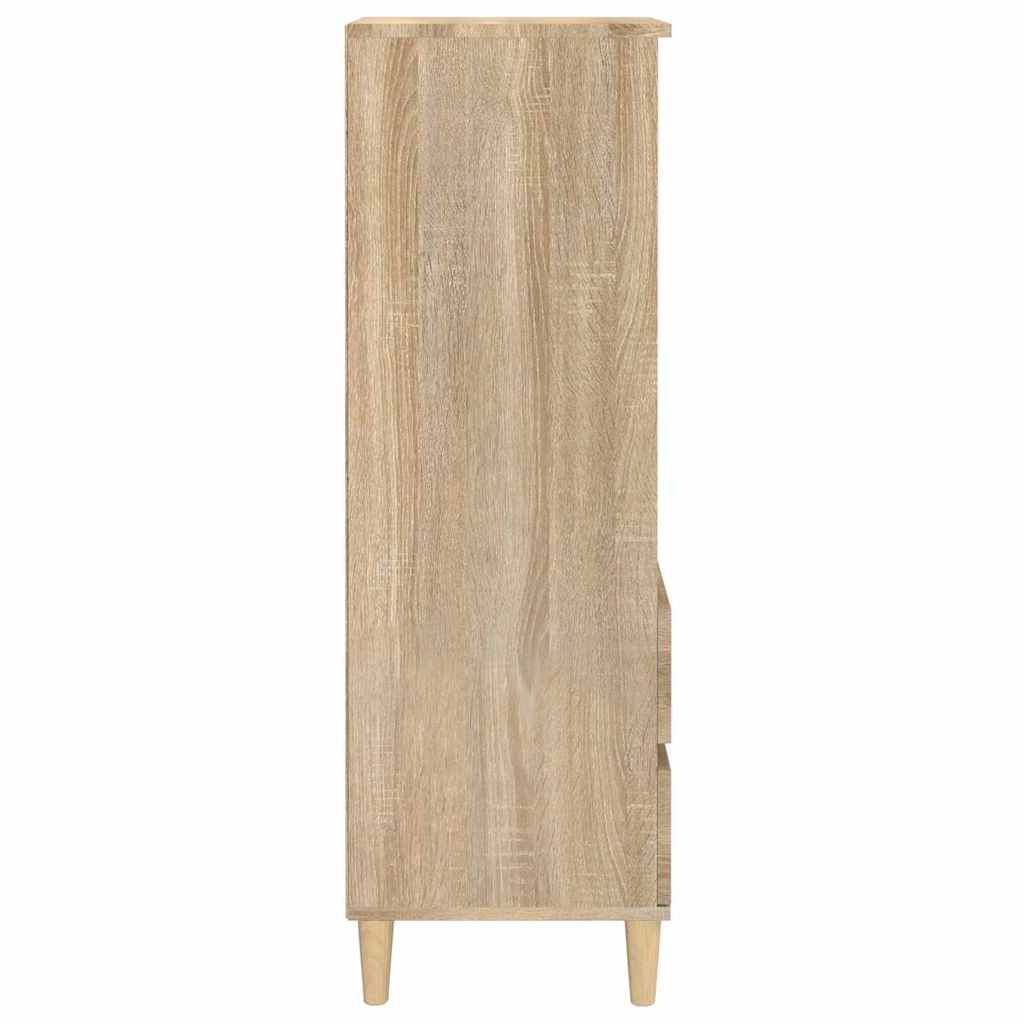 Highboard 40x36x110 cm Engineered Wood Sonoma oak