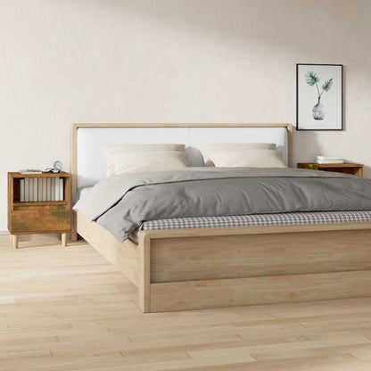 Bedside Cabinet 40x35x50 cm Smoked oak