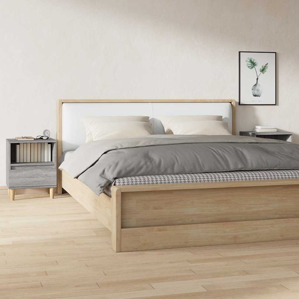 Bedside Cabinet 40x35x50 cm Grey sonoma