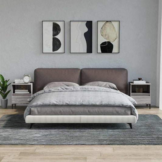 Bedside Cabinets 40x35x50 cm Grey sonoma