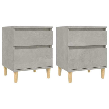 Bedside Cabinet 40x35x50 cm Concrete grey