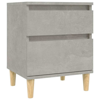Bedside Cabinet 40x35x50 cm Concrete grey