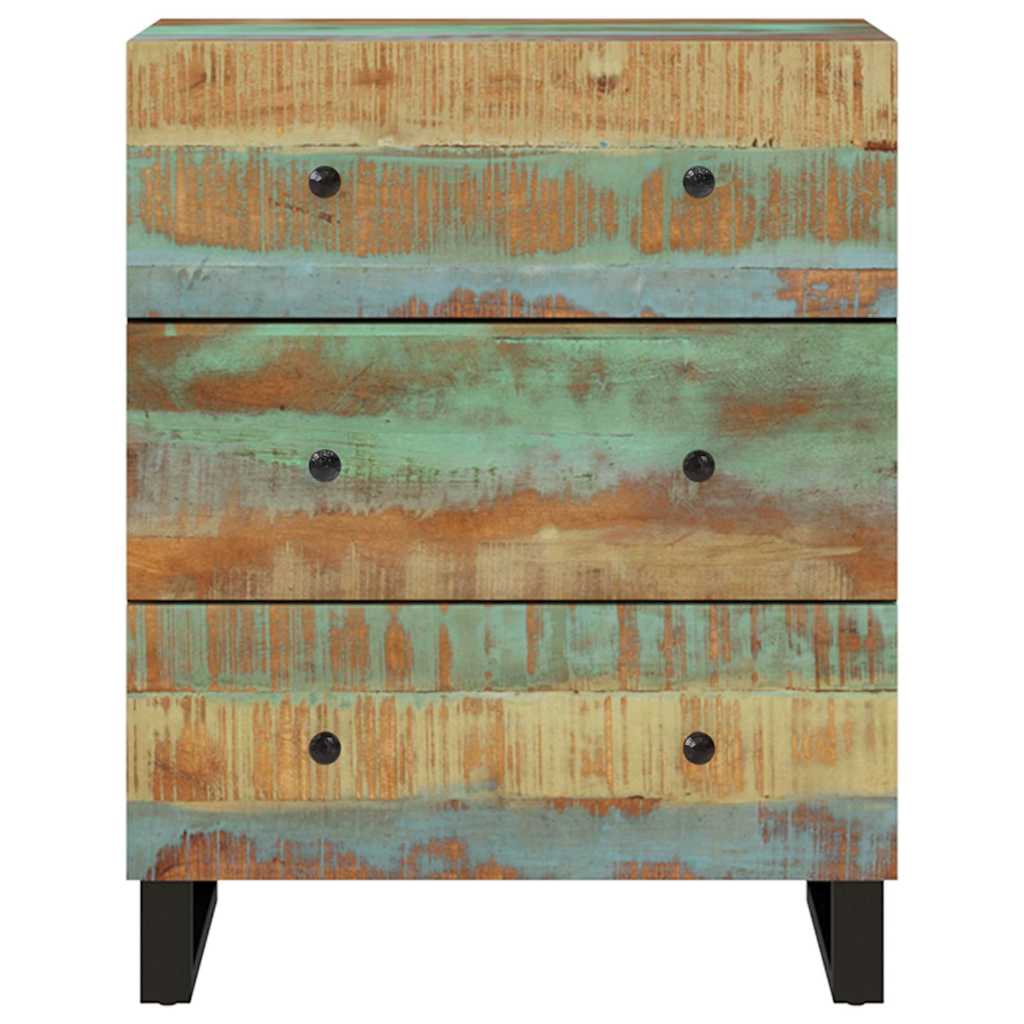 vidaXL Sideboards 2 pcs 60x33x75 cm Solid Wood Reclaimed 6