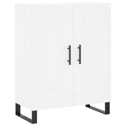 Highboard 69.5x34x180 cm Engineered Wood 2 Wood Doors White