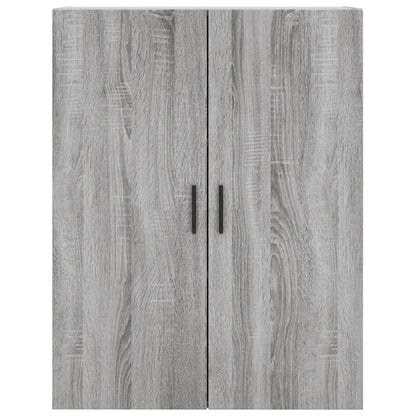 vidaXL Highboard Grey Sonoma 69.5x34x180 cm Engineered Wood 6