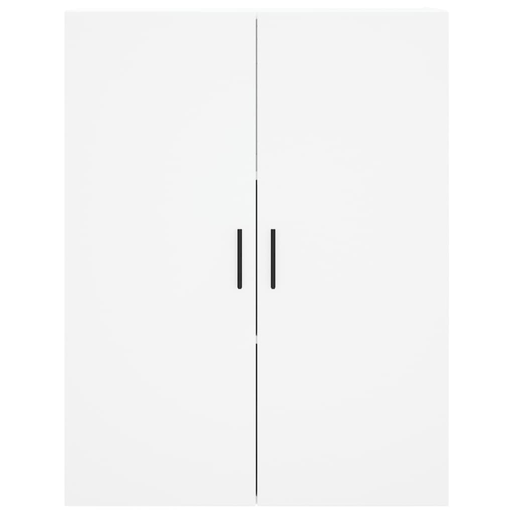 Highboard 69.5x34x180 cm Engineered Wood 1 Wood Door 3 Drawers White