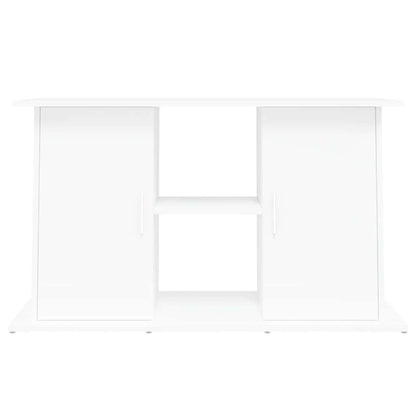 Aquarium Stand Engineered Wood Depth 41 cm White 101 cm
